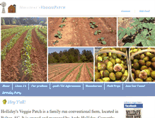 Tablet Screenshot of hollidaysveggiepatch.com